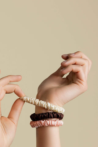 PETITĖ Silk Scrunchies ×3